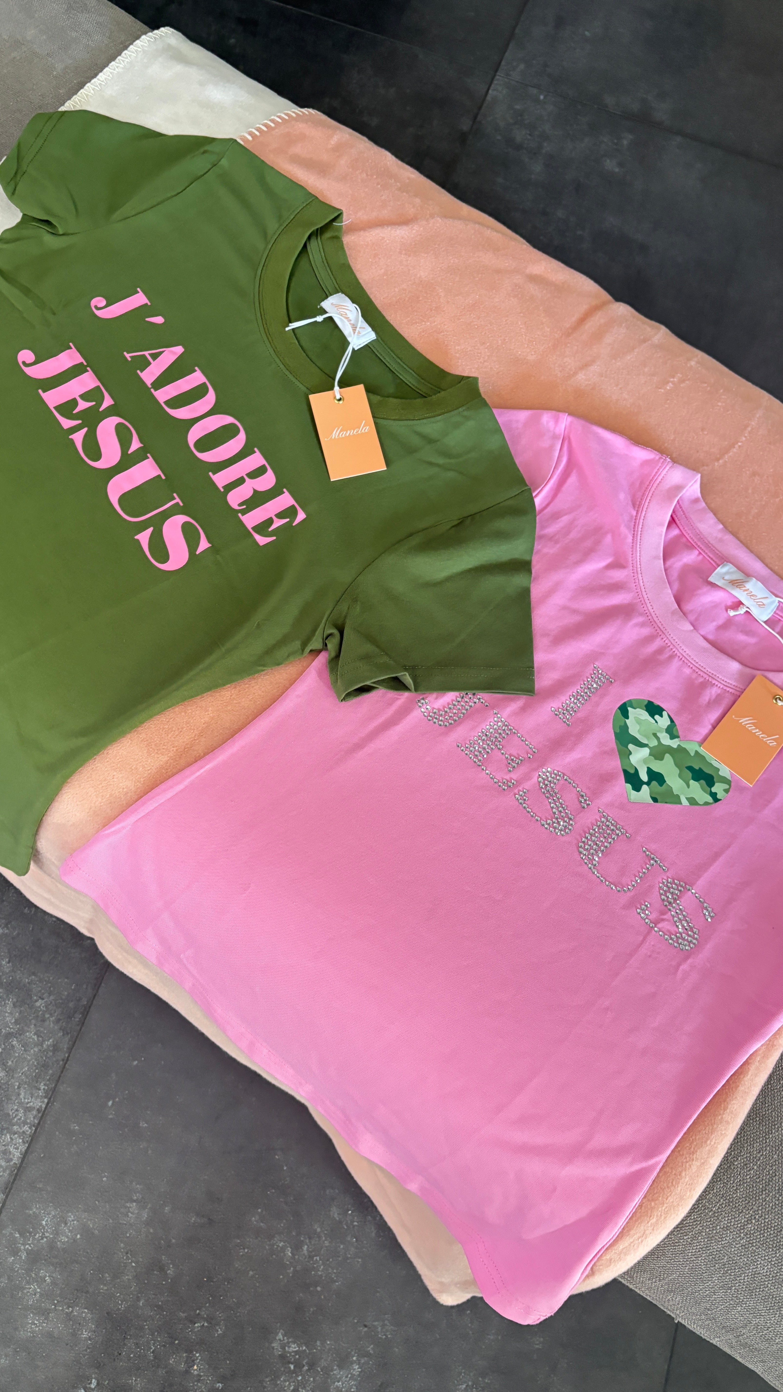 JESUS RHINESTONE TEE